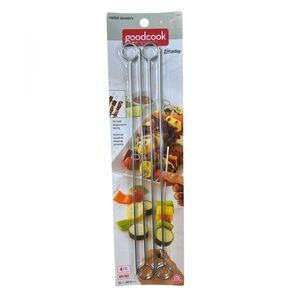 GOODCOOK| NWT 4PK 12in Metal  Skewers